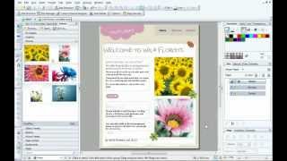 Serif WebPlus X6 Tutorial  Creating a Site From Scratch [upl. by Ellis]