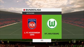 EA FC 25 PS4  1 FC Heidenheim VS VfL Wolfsburg  Bundesliga  Matchday 10  Gameplay PS4 [upl. by Cesya]