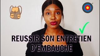 PREPARER UN ENTRETIEN DEMBAUCHE Etudiants sans expérience [upl. by Eelarak]