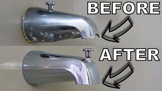 Replacing a Tub Faucet Bathtub Spout Replacement [upl. by Oramlub977]