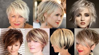 36 Short Wavy Blonde Bob Pixie Haircuts With Side Swept Bangs And Hairstyles Images 2022 [upl. by Pooley]