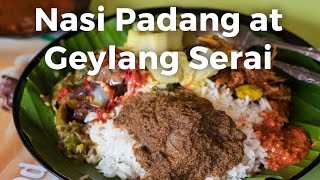 Excellent Nasi Padang at Geylang Serai Market Food Centre [upl. by Eimile]