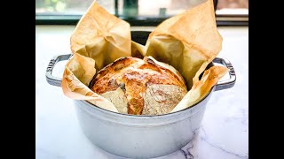 Easy Sourdough Bread Recipe [upl. by Ennahs]