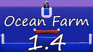 Terraria 14 Working AFK Ocean Farm [upl. by Aennil]