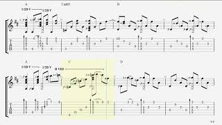 Sweet Child O Mine  Guns N Roses  Fingerstyle Guitar TAB [upl. by Springer]