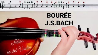 BOURÉE JSBACH PARTITURA VIOLÍN AUDIO SUZUKI VIOLIN SCHOOL BOOK 3 [upl. by Samalla508]