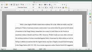 25 Inserting Page Breaks in OpenOffice Writer [upl. by Omarr]