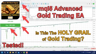 I Tested The Advanced Gold Trading MT5 EA and Explain How It Works [upl. by Airliah6]