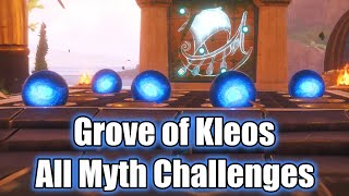 Immortals Fenyx Rising  All Myth Challenges Locations  Grove of Kleos [upl. by Gurl]