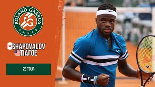 ROLAND GARROS 2024  2ÈME TOUR  SHAPOVALOV vs TIAFOE TENNIS WORLD TOUR 2 [upl. by Furr350]