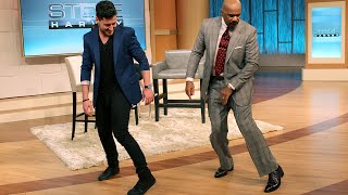 Steve Harvey Shows Off His Dance Moves [upl. by Genevieve]