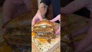 Lasagna Toastie 🫡 fyp food foodie foodblogger sandwich chef lasagna cheese [upl. by Libbey]