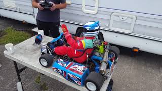 2017 RC Go Kart Wombwell Track [upl. by Kcirnek]