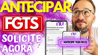 ANTECIPAR FGTS NUBANK  Solicite AGORA [upl. by Mulderig]