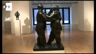 Las esculturas humanas y animales de Botero se exponen en Nueva York [upl. by Jobina103]