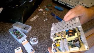 Viewsonic N3235W HDTV Repair  Replacing bad capacitors [upl. by Ycat80]