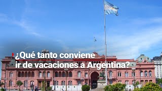 ¿Conviene ir de vacaciones a Argentina Estos son algunos precios de alimentos [upl. by Ykcim]