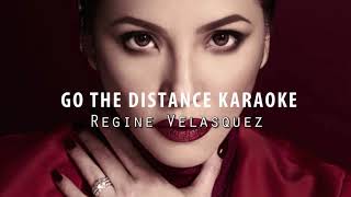 Go The Distance Karaoke Regine Velasquez Version [upl. by Kriss629]