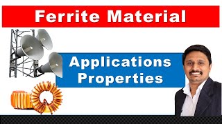 what is ferrite material  properties of ferrite  applications of ferrite  types of ferrite [upl. by Lerim]