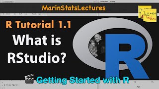 What is RStudio and Why Should You Download It  R Tutorial 11  MarinStatsLectures [upl. by Hanzelin]