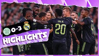 Celtic 03 Real Madrid  HIGHLIGHTS  Champions League 202223 [upl. by Pompei]