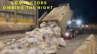 Rolloff trucks  Compactors  A lot of Trash [upl. by Eenafets]