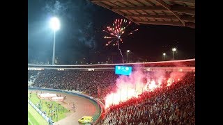 Bayern Munich fans in Belgrade Red Star  Bayern Munich [upl. by Otokam]