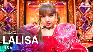 LISA리사  LALISA 인기가요 inkigayo 20210919 [upl. by Yand83]