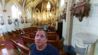 360° Video VR Tour of the Loretto Chapel and the Miracle Staircase Santa Fe NM [upl. by Gonsalve]