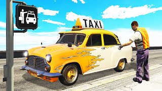 Be A TAXI DRIVER With This NEW CAR GTA 5 DLC [upl. by Orfurd]