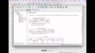 How to Calculate Linear Regression SPSS [upl. by Eisaj]