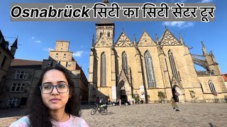 Osnabrück सिटी का सिटी सेंटर टूर  Osnabrück City Center Tour Nidersachen Region [upl. by Enelhtak]