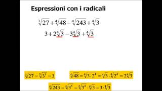 Espressioni con i radicali [upl. by Osborn385]