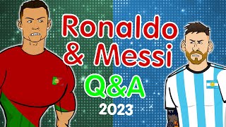 Ronaldo amp Messi QampA Parody [upl. by Eleumas]