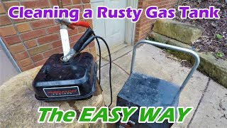 How to Clean a Rusty Gas Tank With Electrolysis [upl. by Letnwahs]