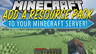 How To Add A Resource Pack to Your Minecraft Server [upl. by Ardnuaed]