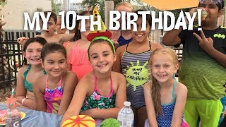 10th Birthday Party  Swim Party in Arizona [upl. by Losyram497]