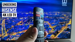 Unboxing Hisense 58 inches 4K Ultra HD Smart Android LED TV 58A71F  With Dolby Vision and ATMOS [upl. by Ettenej]