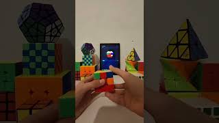 Cube solver 3×3 rubiks cube rubikscube cubing shorts [upl. by Aisenat]