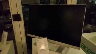 Acer S277HK UHD Monitor im Hands On 4K Deutsch [upl. by Korey]