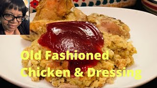 How To Make Old Fashioned Chicken and Cornbread Dressing  Great For Anytime [upl. by Yer885]