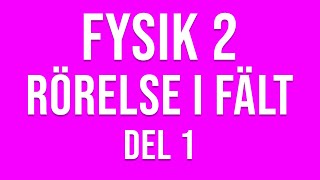 Fysik 2  Rörelser i fält del 1 av 4 [upl. by Rehotsirhc976]