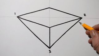 How to Draw 3 Point Perspective for Beginners [upl. by Eesak816]