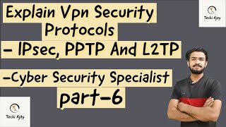 explained vpn security protocols in hindi  Ipsec PPTP and L2TP [upl. by Dragone768]