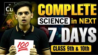 Complete Science in Next 7 Days🔥 Class 9th10th Prashant Kirad [upl. by Jac]