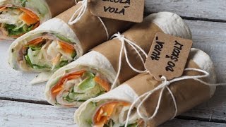 RECEPT  Tortilla Wrap [upl. by Wynnie751]