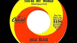 1964 HITS ARCHIVE You’re My World  Cilla Black a 1 UK hit [upl. by Llednyl]