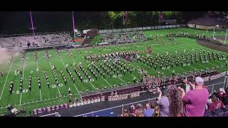 Dobyns Bennett High School Marching Band amp Football Ball Team Entrance  Senior Night 2024 [upl. by Fem379]