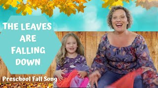 Preschool Fall Song and Movement Activity  The Leaves Are Falling Down  Miss Nina Childrens Song [upl. by Procto]