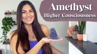 Amethyst Crystal Meaning • Discover Your Higher Self [upl. by Atilrahc385]